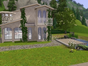 Sims 3 — Vineyard Haven by Suzz86 — This house have kitchen,diningarea,livingroom with fireplace,study and piano area. 2