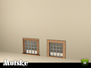 Sims 3 — Shingle window Dormer 1x1 by Mutske — Part of the construtionset Shingle with a lot of window, doors, arches