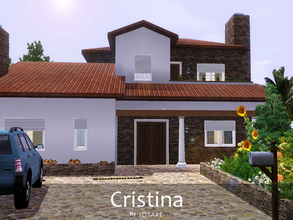 Sims 3 — Cristina by -Jotape- — Cristina is a beautiful and cozy villa inspired in portuguese contemporary villas.