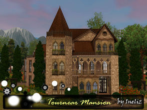 Sims 3 — Tournear Mansion by Ineliz — If your sims ever walked past one of those old and dusty mansions, and wondered