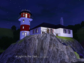 Sims 3 — A_Light_in_the_Dark by matomibotaki — Lighthouse in lovely surrounding to calm down on a stressful day. High on