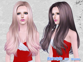 Sims 3 — Skysims-Hair-237 set by Skysims — Female hairstyle for toddlers, children, teen (young) adults and elders.
