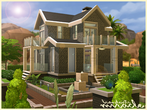 Sims 4 — Miracle 'Fully Furnished' by brandontr — This house is for small families. It has 2 baths and beds. Your sims