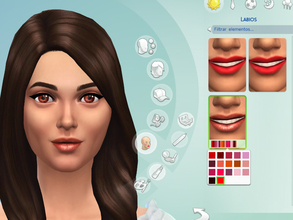 Sims 4 — Red realistic Lipstick  by Black__Phoenix — Red realistic looking lips. Non-default hope you like them
