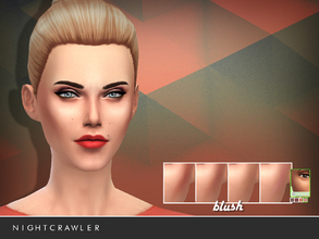 Sims 4 — Nightcrawler_Blush_01 by Nightcrawler_Sims — 1 file 4 colors This is a stand alone item not a recolor Custom