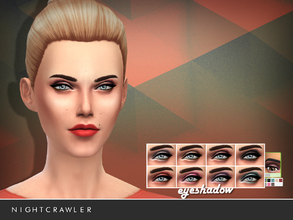 Sims 4 — Nightcrawler_Eyeshadow01 by Nightcrawler_Sims — 1 file 8 colors This is a stand alone item not a recolor Custom