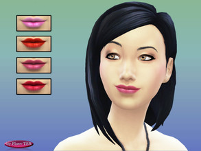 Sims 4 — Lipstick 01 by Flovv — Try out these romantic lipsticks, you will sure get some dinner invitations!