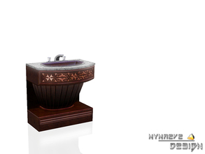 Sims 3 — Elayne Sink by NynaeveDesign — This custom design sink follows the curved lines of the Elayne Counter. Located
