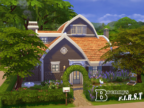Sims 4 — Brennys First by fredbrenny — This cozy cottage was originally built for Freddie, the famous painter and her