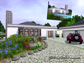 Sims 3 — Calm_Anchor by matomibotaki — A quality suburban home with style and comfort. Details: Entrance, hall, kitchen,