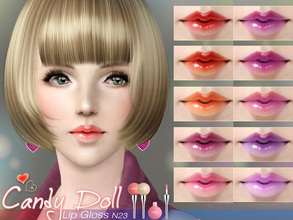 Sims 3 — S-Club_ts3-makeup-lipstick_N23 by S-Club — Hey everyone! These are lipsticks from N22 to N27. Hope you like it,