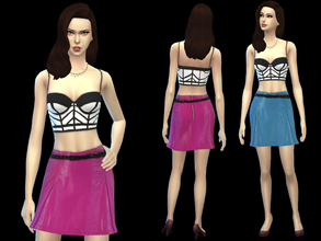 Sims 4 — Sweet Summer Outfit by Nia — Sweet Summer Outfit - New Mesh - 2 Color Swatches