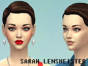 Sims 4 — Sarah Lensheister by Simstailored — Sarah Lensheister. A tomboy with a high fashion sense! one of my best CAS