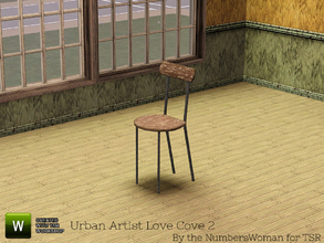 Sims 3 — Urban Loft Artist Cove 2 Drafting Tbale Chair by TheNumbersWoman — True Urban second hand loft style.The