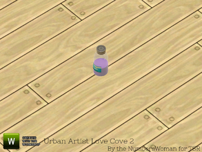 Sims 3 — Urban Loft Artist Cove 2 Glass Bottle by TheNumbersWoman — True Urban second hand loft style.The NumbersWoman at