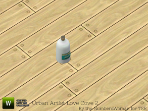 Sims 3 — Urban Loft Artist Cove 2 Bottles by TheNumbersWoman — True Urban second hand loft style.The NumbersWoman at TSR.