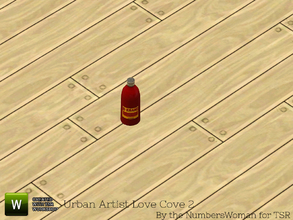 Sims 3 — Urban Loft Artist Cove 2 Bottle Thin by TheNumbersWoman — True Urban second hand loft style.The NumbersWoman at