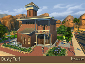 Sims 4 — Cottage Dusty Turf by natatanec — This house was built for a young couple, who began his life's journey through