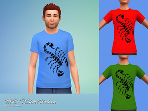 Sims 4 — MB-TShirtUrban by matomibotaki — MB-TShirtUrban for young adult male, comes in 3 colors, created by