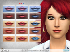 Sims 4 — Lipstick 001 Set 1 by CATcorp by CATcorp — This is my first lipstick set for the Sims 4. Hope you like it. Do