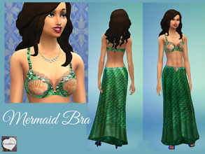 Sims 4 — Mermaid Bra by Cocobuzz — A must have addition to any mermaid outfit! Enjoy!