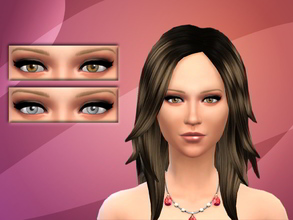 Sims 4 — Two True Eyecolors by Canelline — These 2 eye colors are non default, the first one is a two tone color hazel,
