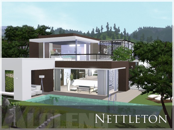 Sims 3 — Nettleton by aloleng — A 1 bedroom, 1 bathroom house, receiving area, reading area, living room, dining, kitchen