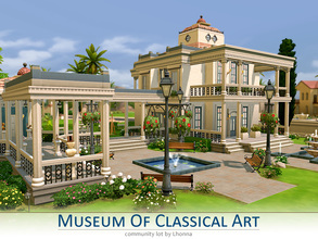 Sims 4 — Museum Of Classical Art by Lhonna — Museum Of Classical Art is a community lot for your artistic Sims. The