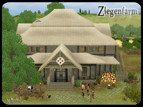 Sims 3 — Ziegenfarm Homestead by murfeel — Ah! The fresh smell of manure in the morning! What could be better than the
