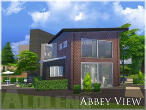 Sims 4 — Abbey View by aloleng — A 2 large bedrooms with walk-in closet and own bathroom, a spacious children's bedroom