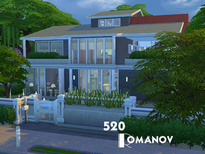 Sims 4 — 520 Romanov by fredbrenny — While playing, my Sims Family grew and grew. I made the house fit the family of 6.