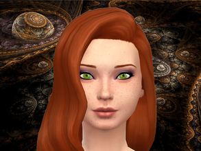 Sims 4 — Flovv Eye Color 01 - Clock of Fate - Green by Flovv — More like a pair of contact lenses. Clock face hidden in