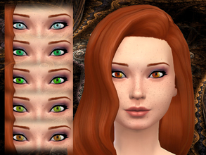 Sims 4 — Flovv Eye Color 01 - Clock of Fate by Flovv — More like a pair of contact lenses. Clock face hidden in the look.