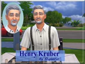 Sims 4 — Henry Kruber by Shylaria — Mr. Henry Kruber is a kind, middle-aged gentleman. He's a good citizen, a good