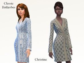 Sims 4 — Classic Bathrobes by cm_11778 — A classic and classy bathrobes for your classy sims who desire a bit of