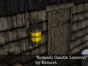 Sims 3 — Romani Candle Lantern by Remort — Got that burning need to wander the world? Itching to leave the amenities of