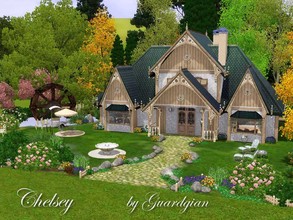 Sims 3 — Chelsey by Guardgian2 — Traditional lot featuring 1 bedroom, 1 bathroom, a kitchen, a living room, a dining room