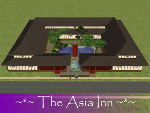 Sims 2 — The Asia (Restaurant) by redpandacub — This Unique restaurant is packed with great food, great music and even a
