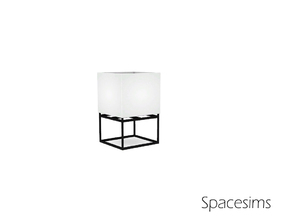 Sims 3 — BibaRiba bedroom - Table lamp by spacesims — A modern table lamp for minimalist bedrooms. 