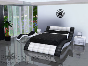 Sims 3 — BibaRiba bedroom by spacesims — A spacious bedroom for modern Sims. Your Sims can either relax in their sleek