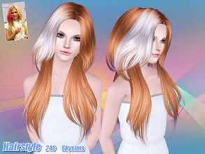 Sims 3 — Skysims-Hair-240 set by Skysims — Female hairstyle for toddlers, children, teen (young) adults and elders.