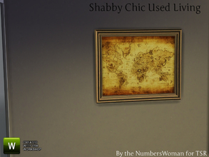Sims 4 — Shabby Bargain Shabby Chic World Map by TheNumbersWoman — Shabby yet affordable, the comfort oozes out of these