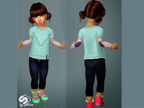 Sims 2 — little sporty style   03 by Alisa13132 — little sporty style03, leggings and a sweater 