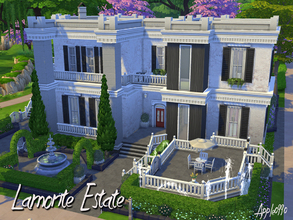 Sims 4 — Lamonte Estate by apple0990 — Lamonte Estate is a classical luxurious estate designed for awesomely rich sims!