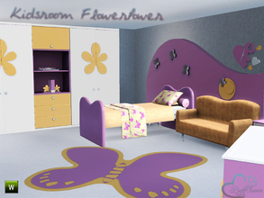 Sims 3 — Kidsroom Flower Power by BuffSumm — Colourfull, sweet, dreamy.... this is the Flower Power Kidsroom... Your Sim