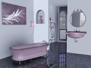 Sims 3 — Elizabeth Bathroom by Flovv — A traditional bathroom for any home. It helps you create a cornerner with a very
