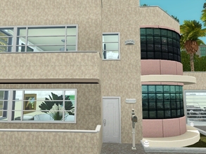 Sims 3 — Small Art Deco Home  by blgfan902 — A small art deco home. It's got two bedrooms, two bathrooms, a large living