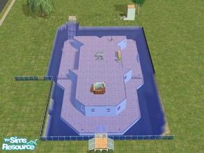 Sims 2 — Flounder Villa by littlelamb — This is my 2nd Lake House. It has 2 BR\'s with on-suites. Base game compatable,no