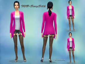 Sims 4 — MB-SexySilk by matomibotaki — MB-SexySilk, silk stockings with straps in 3 colors and 2 different structures, to