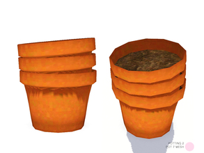 Sims 3 — Pot 7 Mesh by DOT — Pot 7 Mesh by DOT of The Sims Resource